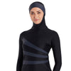 Meelup Modesty Badeanzug Damen Schwarz Größe 40-XL Zoggs 462163BKGY40