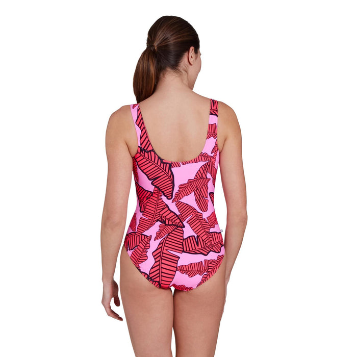 Einteiler Badeanzug Ecofeel Scoopback Awaken-Rosa Größe 32 Zoggs 462376AWAK32