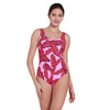 Einteiler Badeanzug Ecofeel Scoopback Awaken-Rosa Größe 42 Zoggs 462376AWAK42