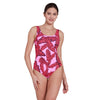 Einteiler Badeanzug Ecofeel Scoopback Awaken-Rosa Größe 48 Zoggs 462376AWAK48