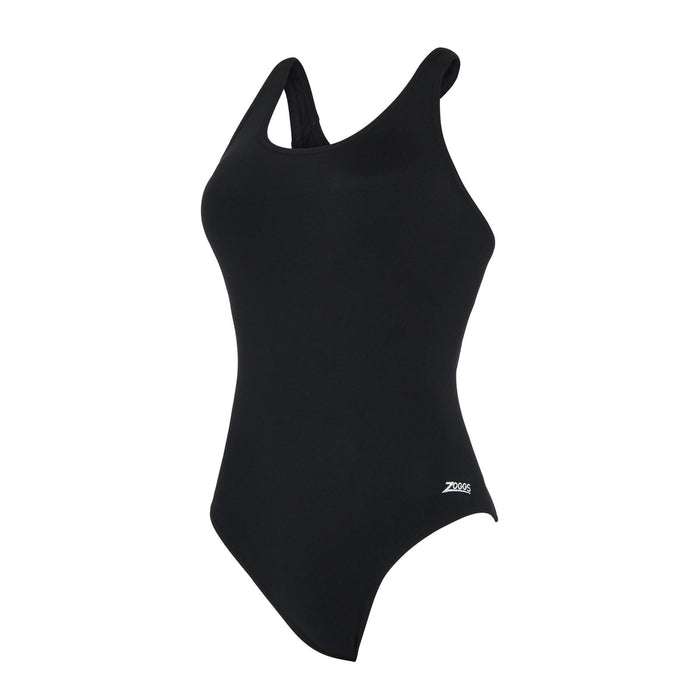 Einteiliger Badeanzug Cottesloe Powerback Damen Schwarz Größe 28-XXXS Zoggs 462510BK28