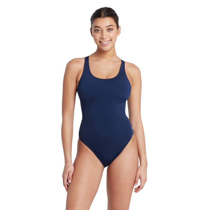 Einteiliger Badeanzug Cottesloe Powerback Frauen Marineblau Größe 40-XL Zoggs 462510NV40