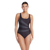 Einteiliger Badeanzug Sandon Scoopback Damen Schwarz Größe 42-XXL Zoggs 462553BK42