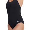 Einteiliger Badeanzug Cottesloe Flyback Damen Schwarz Größe 32-XS Zoggs 462558BK32