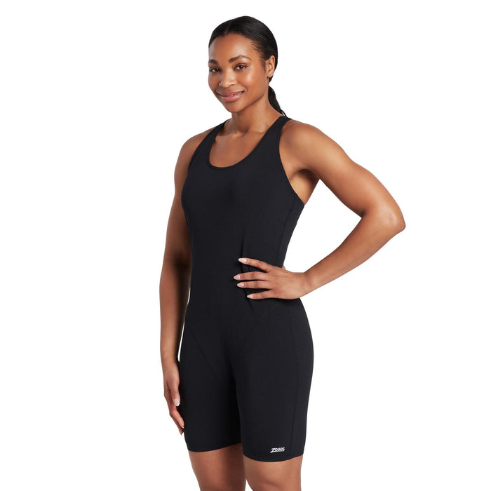 Einteiler Cottesloe Beine Anzug Damen Schwarz Größe 44-XXXL Zoggs 462561BK44