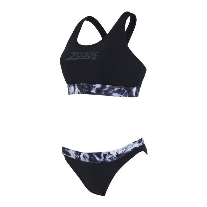 Zweiteilige Badeanzüge Marble Actionback Schwarz-Weiß Größe 38-L Zoggs 462571BK38