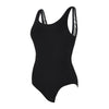 Einteiliger Badeanzug Scoopback Silber Lined Schwarz Größe 30-XXS Zoggs 462577BK30