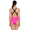 Einteiliger Badeanzug Toronto Flyback Magenta-Schwarz Größe 38-L Zoggs 462579MGBK38