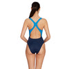 Einteiliger Badeanzug Toronto Flyback Marine-Blau-Hellblau Größe 32-XS Zoggs 462579NVLB32