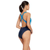 Einteiliger Badeanzug Toronto Flyback Marine-Blau-Hellblau Größe 50-6XL Zoggs 462579NVLB50