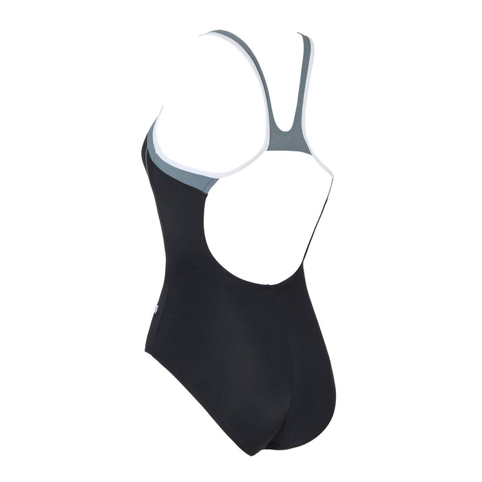Einteiliger Badeanzug Tokyo Iceback Schwarz-Grau Größe 38-L Zoggs 462580BKGY38
