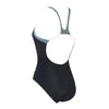 Badeanzug Tokyo Iceback Schwarz-Grau Größe 50-6XL Zoggs 462580BKGY50