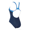 Badeanzug Tokyo Iceback Marineblau-Hellblau Größe 40-XL Zoggs 462580NVLB40