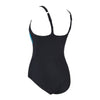 Badeanzug Sydney U Schwarz-Grau Größe 40-XL Zoggs 462581BKGY40