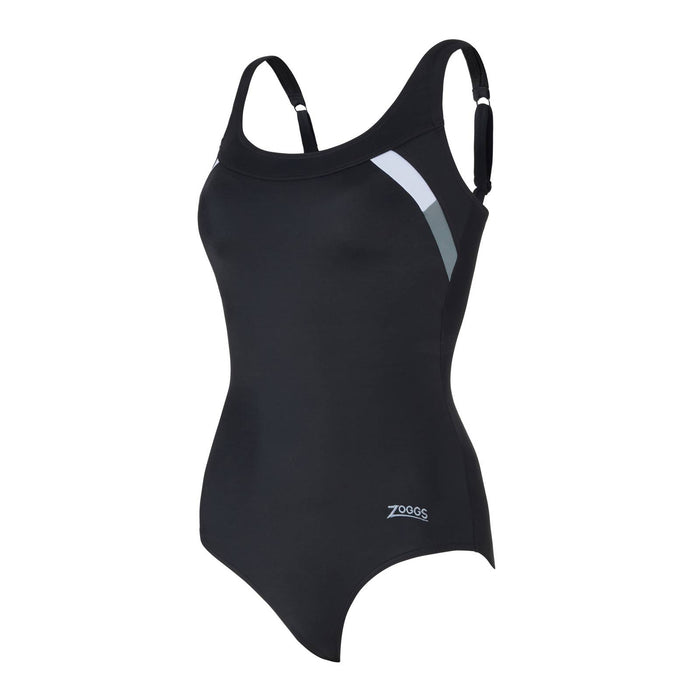 Badeanzug Sydney U Schwarz-Weiß Größe 32-XS Zoggs 462581BKWH32