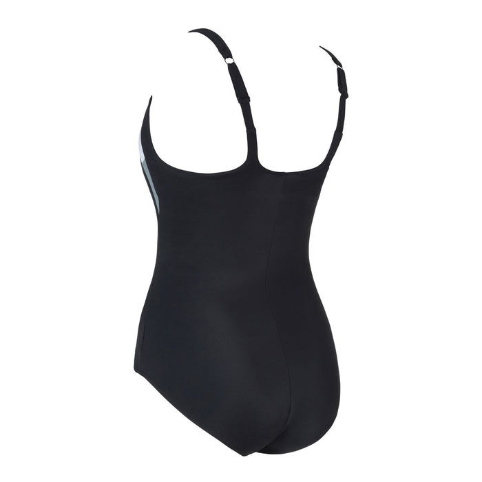Badeanzug Sydney U Schwarz-Weiß Größe 48-5XL Zoggs 462581BKWH48