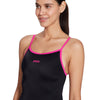 Einteiliger Badeanzug Kona Triback Schwarz-Magenta Größe 28-XXXS Zoggs 462582BKMG28