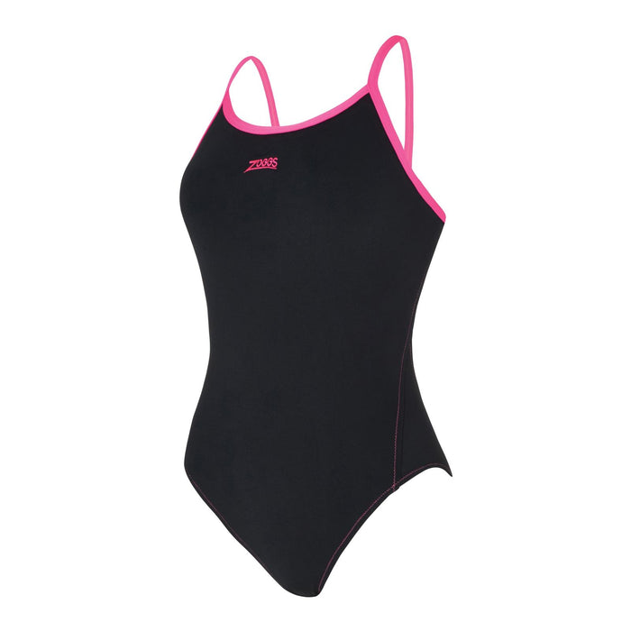 Einteiliger Badeanzug Kona Triback Schwarz-Magenta Größe 32-XS Zoggs 462582BKMG32