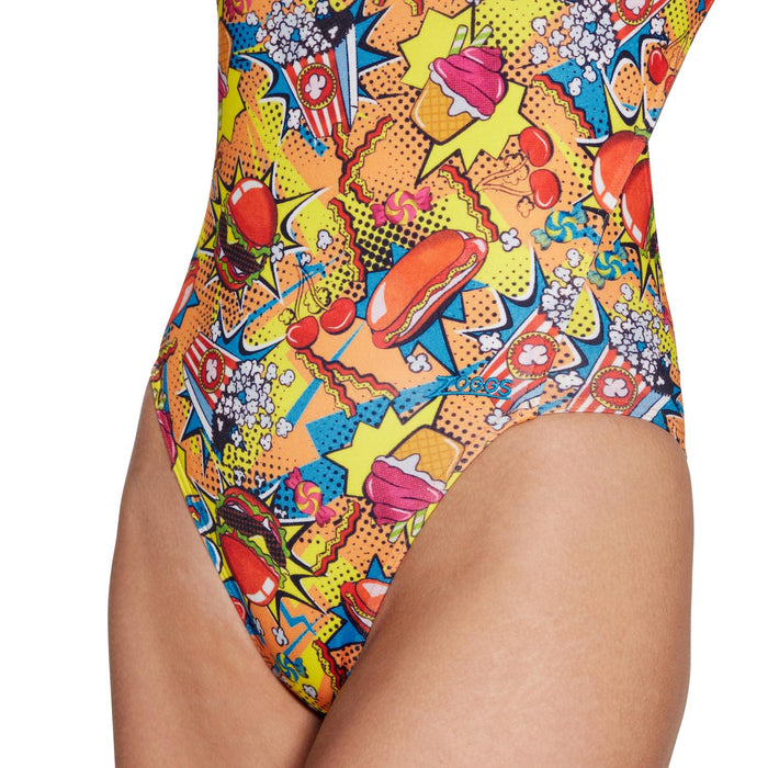 Einteiliger Badeanzug Gedruckter Rayback E+ Peckish Print Größe 40-XL Zoggs 462583PECK40