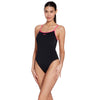 Einteiliger Badeanzug Rom Rayback Schwarz-Magenta Größe 28-XXXS Zoggs 462584BKMG28