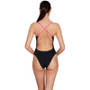 Einteiliger Badeanzug Rom Rayback Schwarz-Magenta Größe 32-XS Zoggs 462584BKMG32