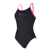 Einteiliger Badeanzug Rom Rayback Schwarz-Magenta Größe 32-XS Zoggs 462584BKMG32