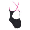 Einteiliger Badeanzug Rom Rayback Schwarz-Magenta Größe 32-XS Zoggs 462584BKMG32