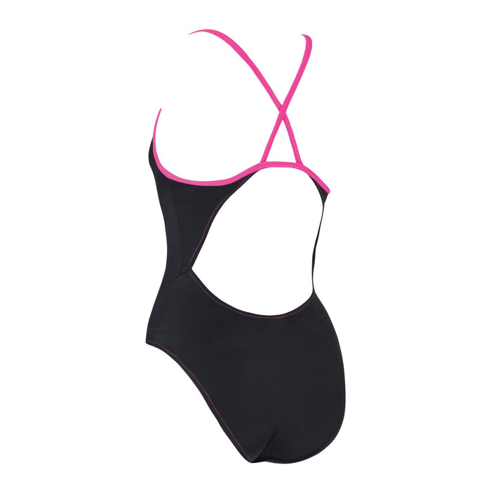 Einteiliger Badeanzug Rom Rayback Schwarz-Magenta Größe 36-M Zoggs 462584BKMG36