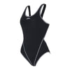Einteiliger Badeanzug Melbourne Haxback Schwarz-Weiß Größe 34-S Zoggs 462585BKWH34
