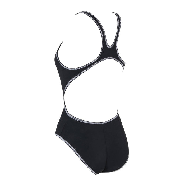 Einteiliger Badeanzug Melbourne Haxback Schwarz-Weiß Größe 34-S Zoggs 462585BKWH34