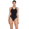 Einteiliger Badeanzug Melbourne Haxback Schwarz-Weiß Größe 36-M Zoggs 462585BKWH36