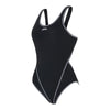 Einteiliger Badeanzug Melbourne Haxback Schwarz-Weiß Größe 36-M Zoggs 462585BKWH36