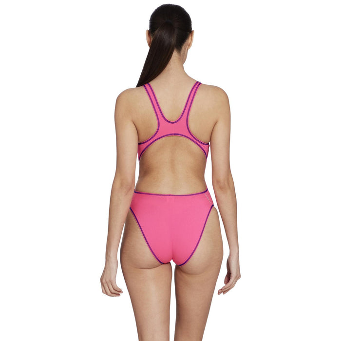 Einteiliger Badeanzug Melbourne Haxback Magenta-Royal Größe 32-XS Zoggs 462585MGRY32