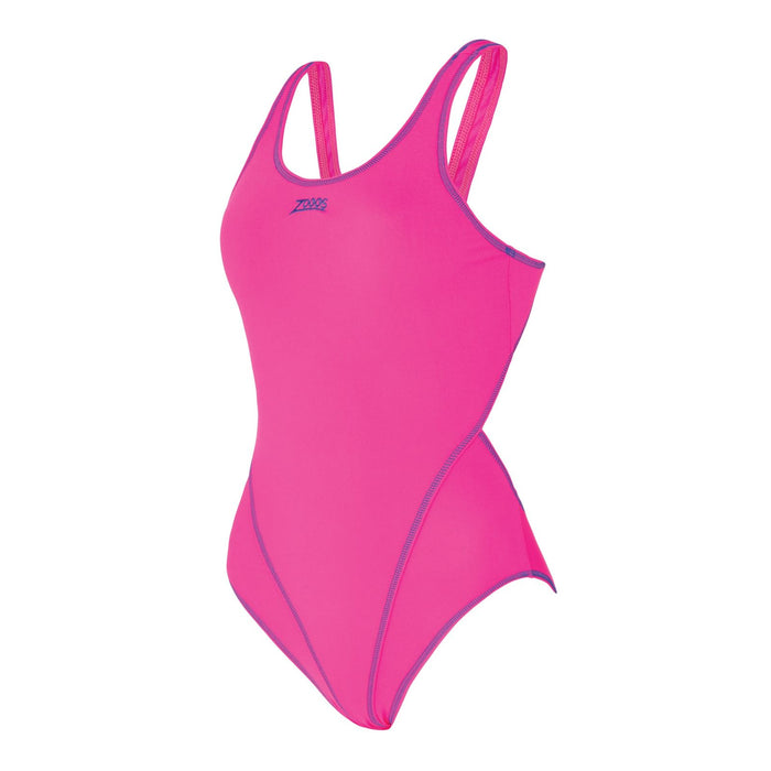 Einteiliger Badeanzug Melbourne Haxback Magenta-Royal Größe 38-L Zoggs 462585MGRY38