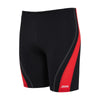 Schwimm Jammers Eaton Mid Männer Schwarz-Rot Größe 42-4XL Zoggs 462923BKRD42
