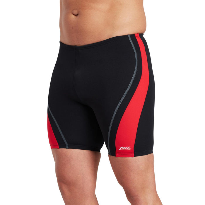 Schwimm Jammers Eaton Mid Männer Schwarz-Rot Größe 42-4XL Zoggs 462923BKRD42
