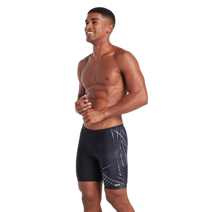 Schwimm Jammers Etch Mid Herren Schwarz Größe 38-XXL Zoggs 462926BK38