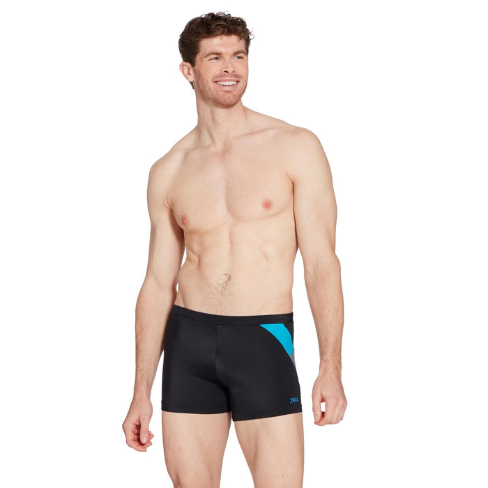 Schwimm Boxer Sydney 27 Herren Schwarz-Türkis Größe 38-XXL Zoggs 462931BKTQ38