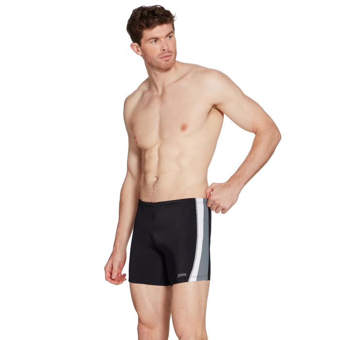 Schwimm Quadschnitt Toronto Hüftracer 32 Herren Schwarz-Grau Größe 32-M Zoggs 462932BKGY32