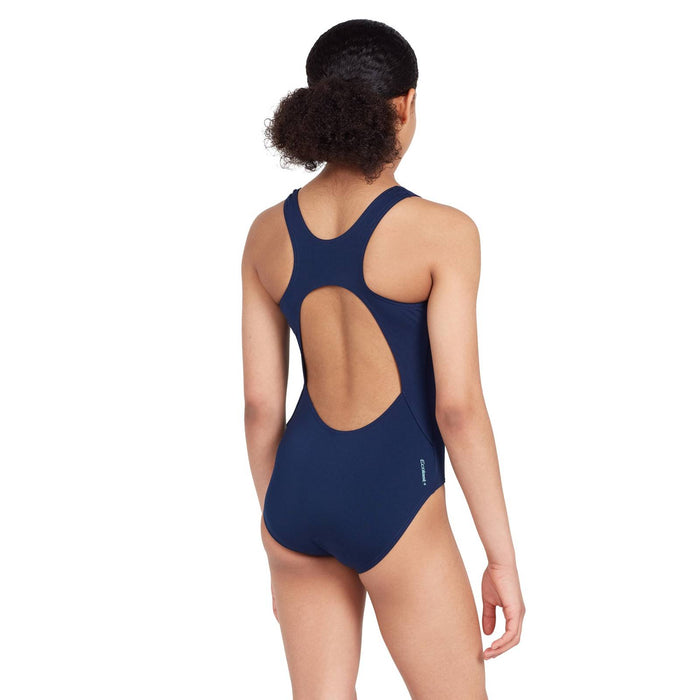 Einteiliger Badeanzug Cottesloe Sportsback Mädchen Marineblau Größe 32-12A Zoggs 463303NV32
