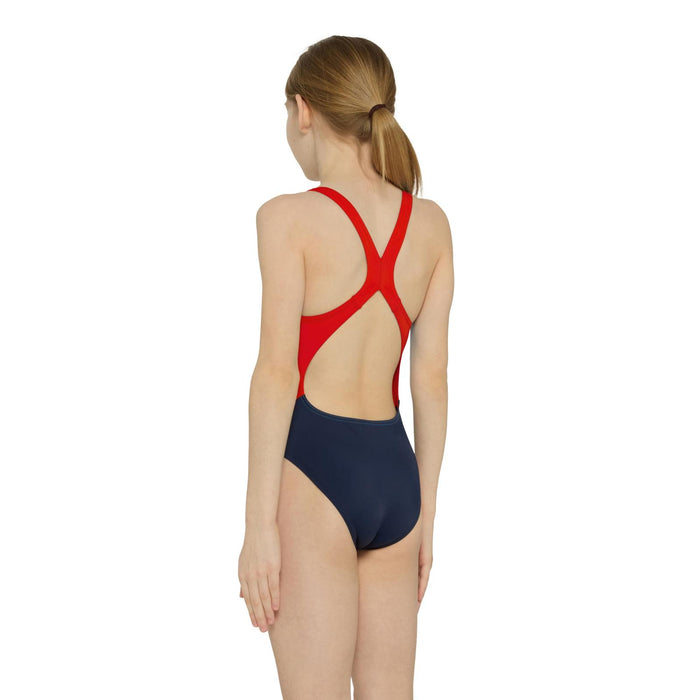 Einteiliger Badeanzug Toronto Flyback Mädchen Schwarz-Rot Größe 30-10A Zoggs 463314NVRD30
