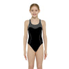 Einteiler Badeanzug Tokyo Iceback Mädchen Schwarz-Grau Größe 26-6A Zoggs 463315BKGY26