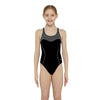 Einteiler Badeanzug Tokyo Iceback Mädchen Schwarz-Grau Größe 30-10A Zoggs 463315BKGY30