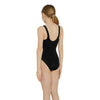 Einteiliger Badeanzug Sydney U Back Mädchen Schwarz-Weiß Größe 32-12A Zoggs 463316BKWH32