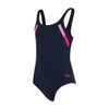 Einteiliger Badeanzug Sydney U Back Mädchen Marine-Rosa Größe 30-10A Zoggs 463316NVPK30