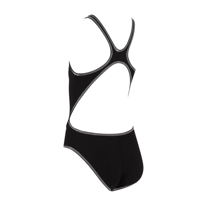 Einteiliger Badeanzug Melbourne Haxback Mädchen Schwarz-Weiß Größe 26-6A Zoggs 463317BKWH26