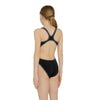 Einteiliger Badeanzug Melbourne Haxback Mädchen Schwarz-Weiß Größe 30-10A Zoggs 463317BKWH30