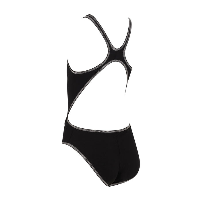 Einteiliger Badeanzug Melbourne Haxback Mädchen Schwarz-Weiß Größe 30-10A Zoggs 463317BKWH30