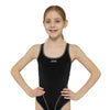 Einteiliger Badeanzug Melbourne Haxback Mädchen Schwarz-Weiß Größe 32-12A Zoggs 463317BKWH32