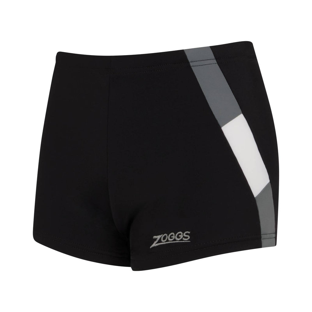Schwimm-Boxer Sydney 21 Junge Schwarz-Grau Größe 24-8A Zoggs 463483BKGY24